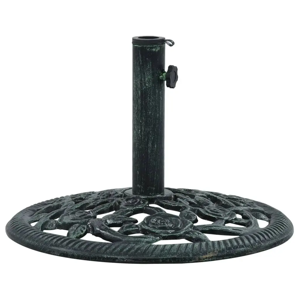 Umbrella Base Green 9 kg 40 cm Cast Iron 47863