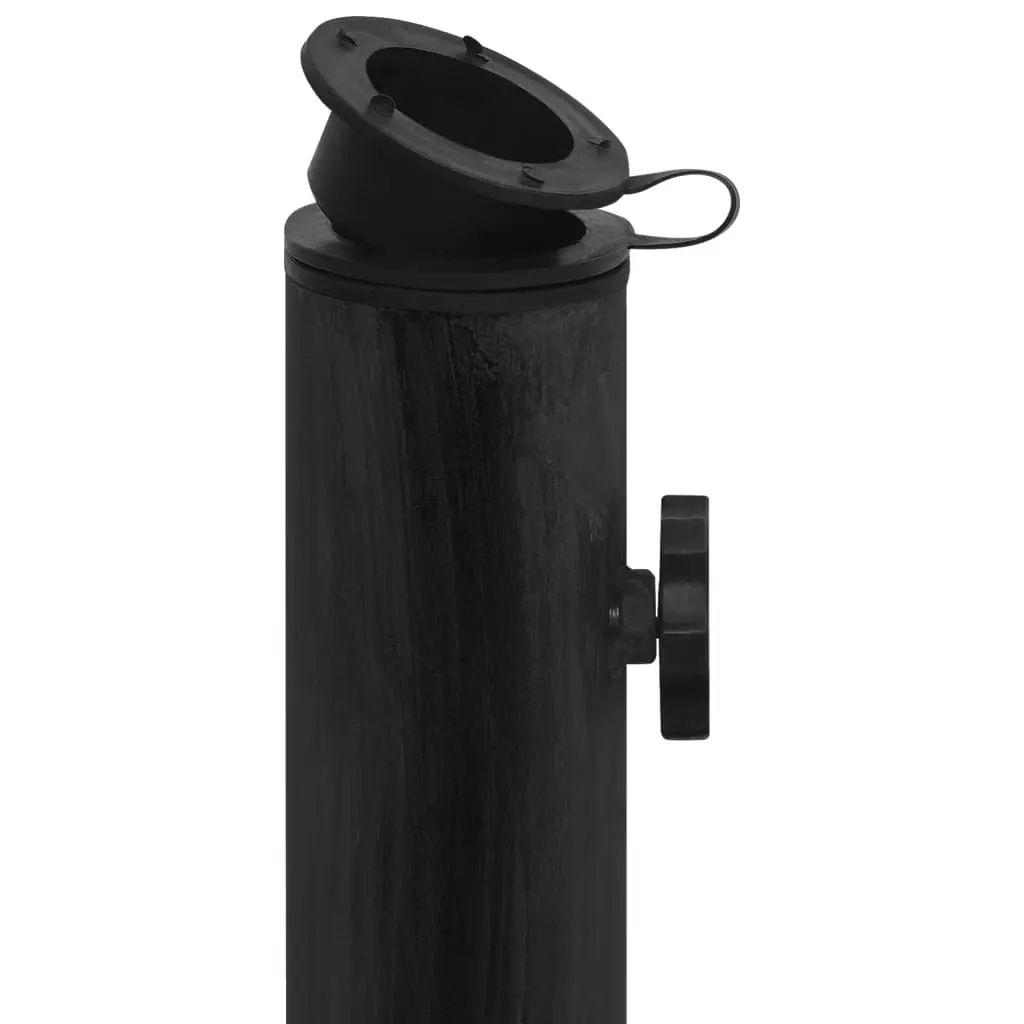 Umbrella Base Black 44x44x31 cm Cast Iron 317759