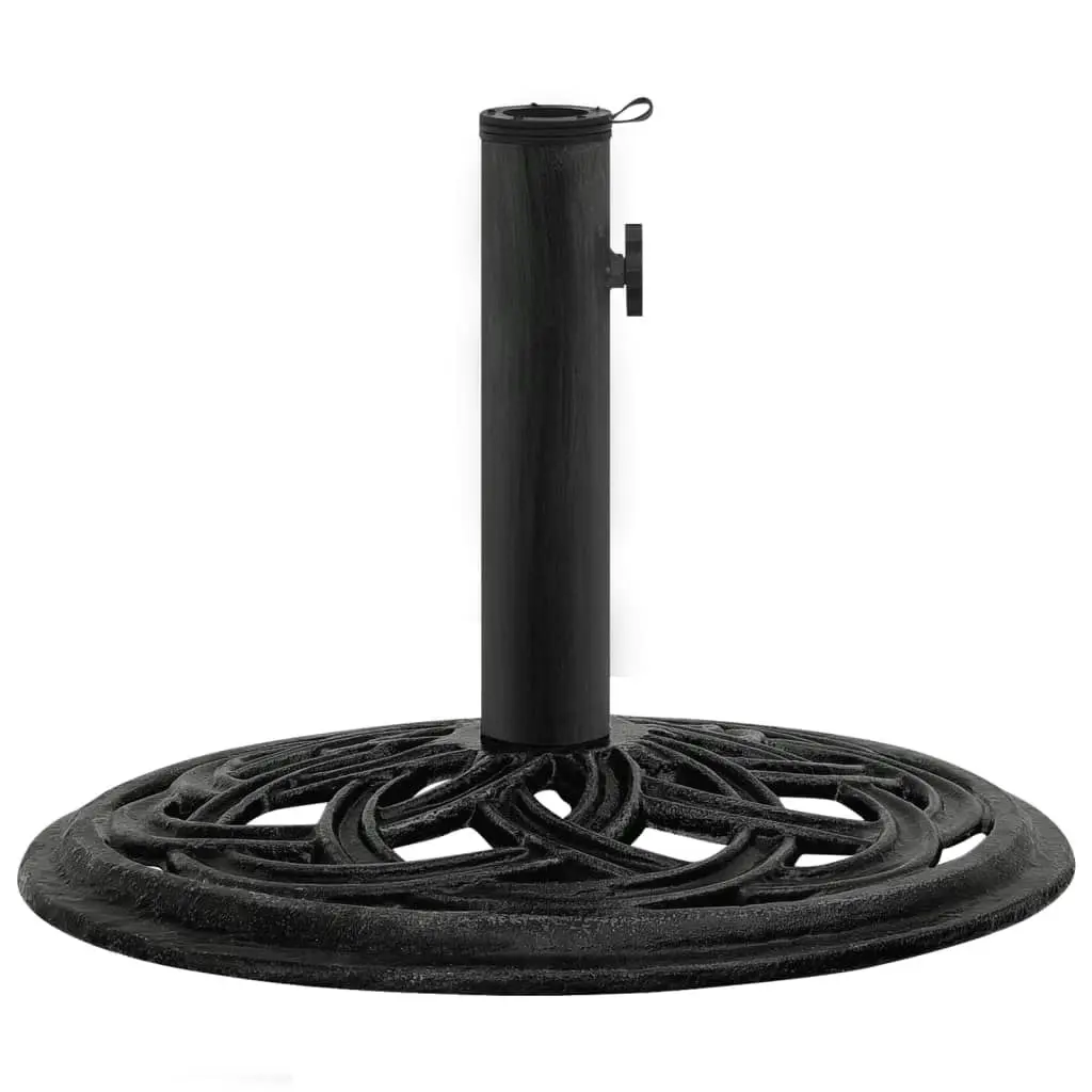 Umbrella Base Black 44x44x31 cm Cast Iron 317759