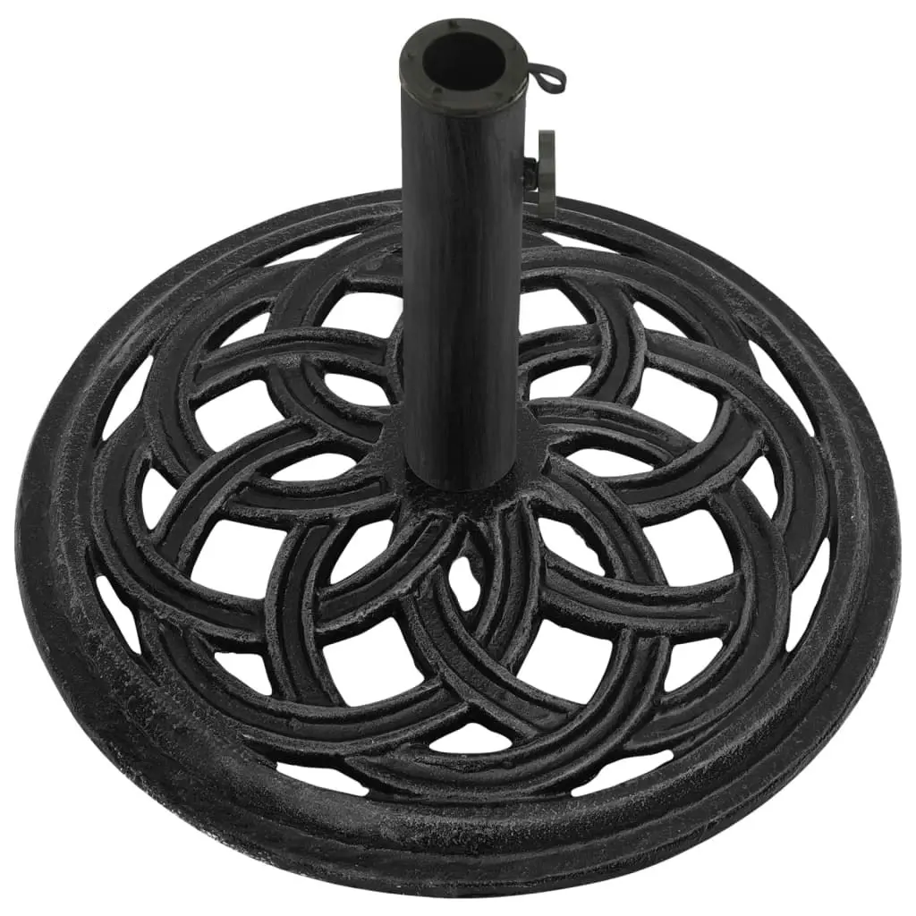 Umbrella Base Black 44x44x31 cm Cast Iron 317759