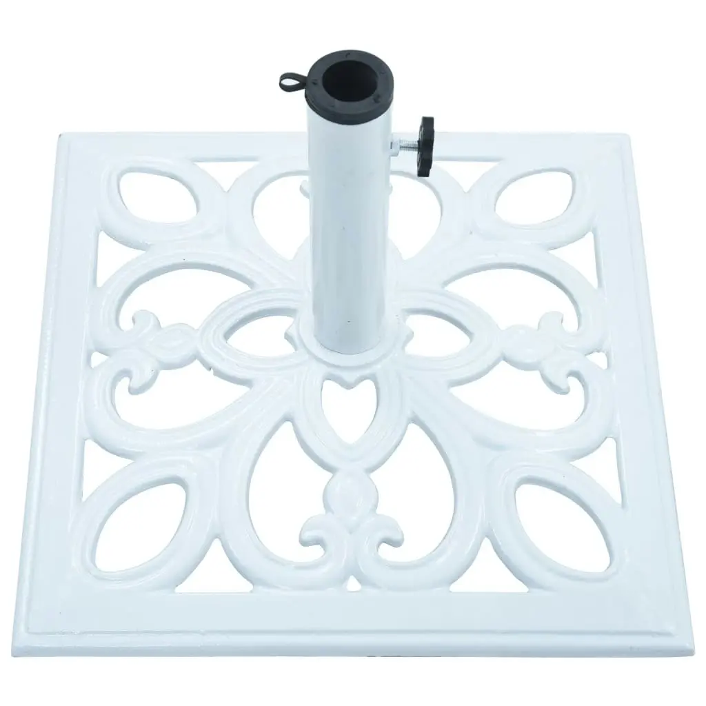 Umbrella Base White 12 kg 49 cm Cast Iron 47867