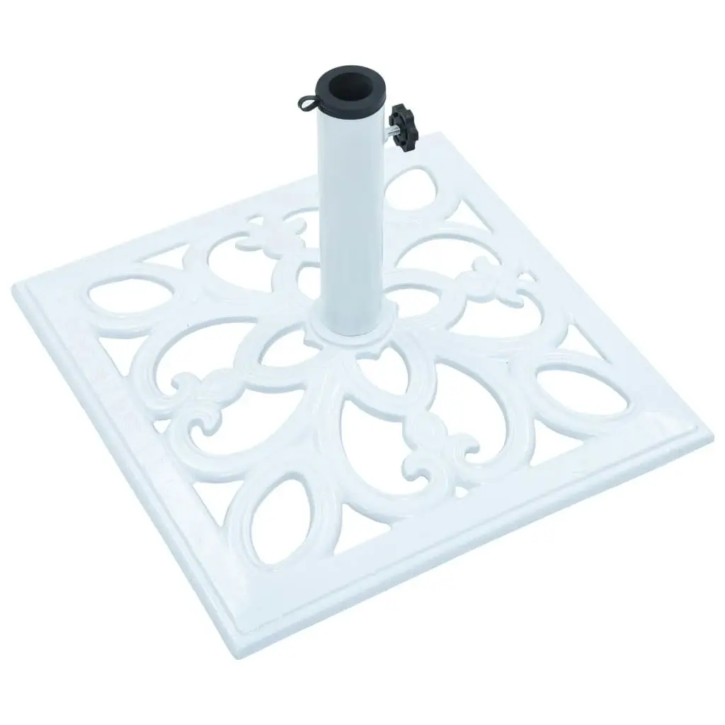 Umbrella Base White 12 kg 49 cm Cast Iron 47867