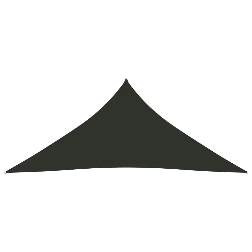 Sunshade Sail Oxford Fabric Triangular 5x7x7 m Anthracite 135127