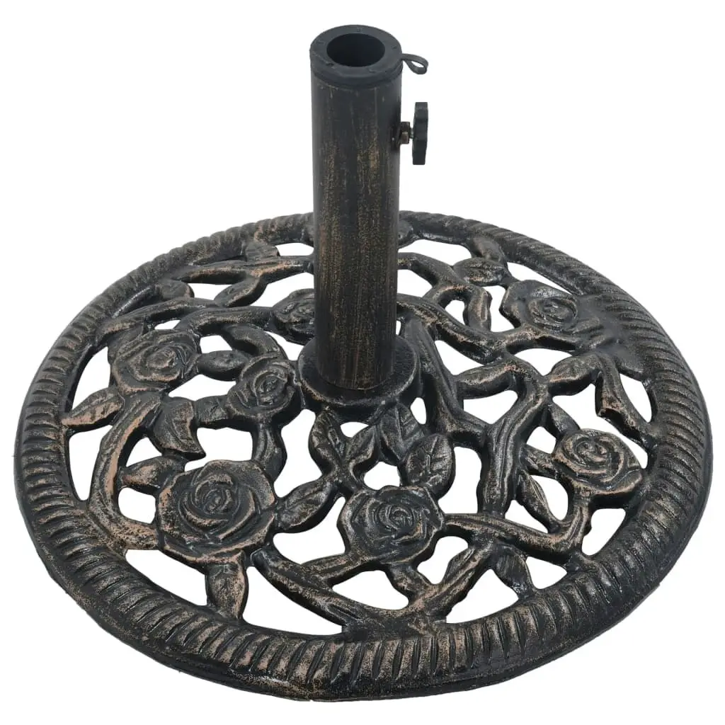 Umbrella Base Bronze 12 kg 48 cm Cast Iron 47861