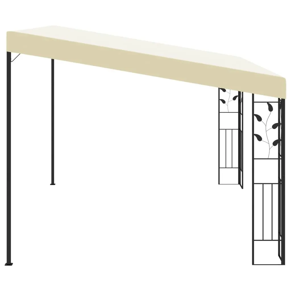 Wall-mounted Gazebo 4x3x2.5 m Cream 47998