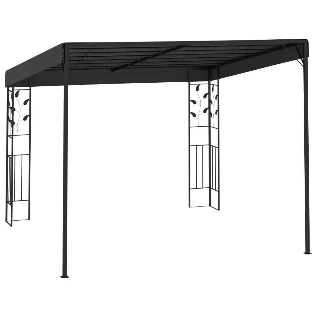 Wall-mounted Gazebo 3x3x2.5 m Anthracite 48000