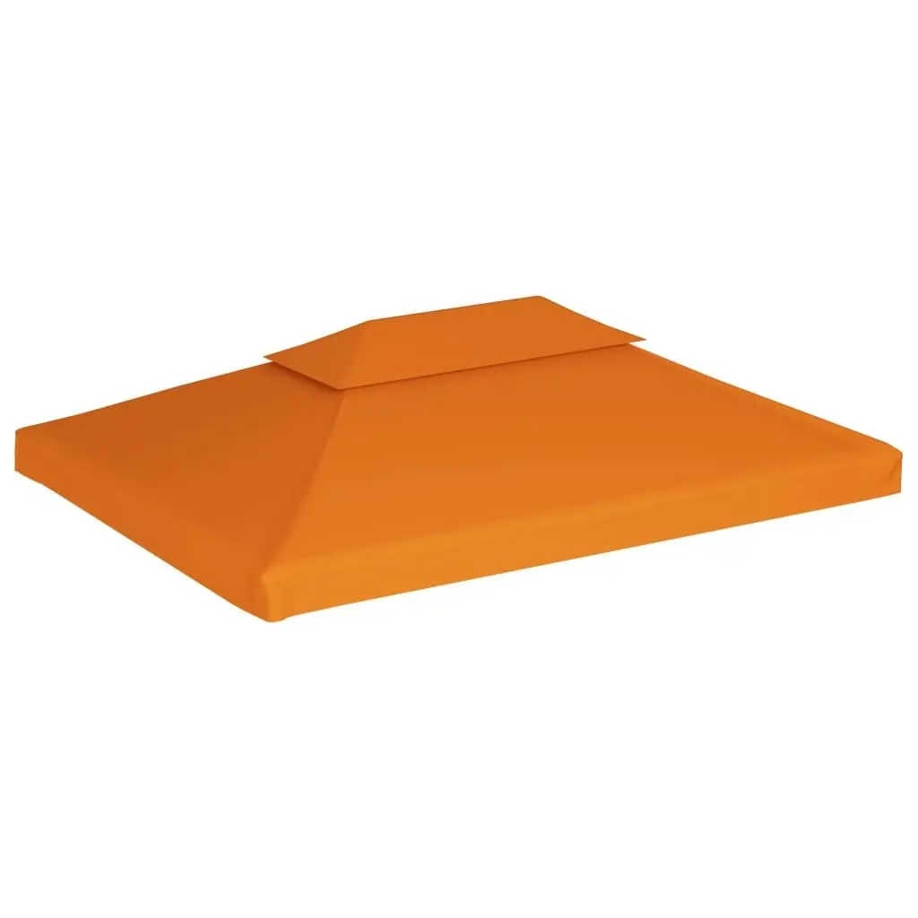 Water-proof Gazebo Cover Canopy 310 g/mÂ² Orange 3 x 4 m 40883