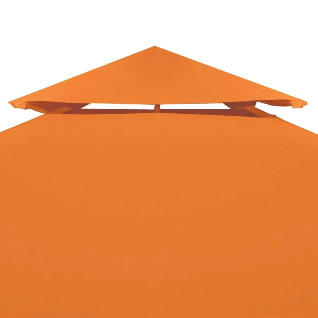 Water-proof Gazebo Cover Canopy 310 g/mÂ² Orange 3 x 3 m 40877