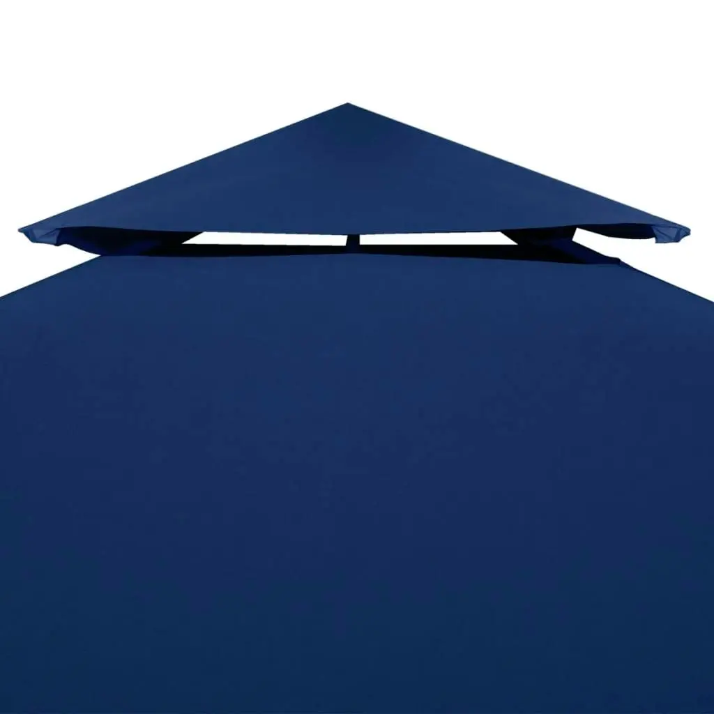 Water-proof Gazebo Cover Canopy 310 g / mÂ² Dark Blue 3 x 3 m 40879