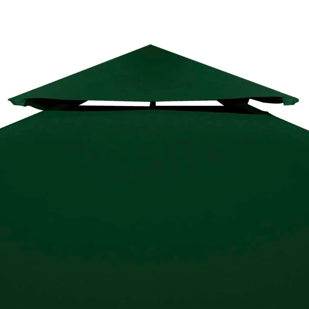 Water-proof Gazebo Cover Canopy 310 g / mÂ² Green 3 x 3 m 40876