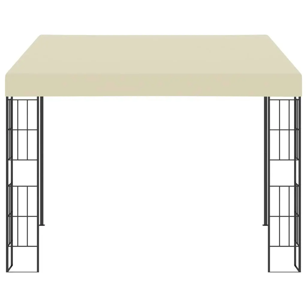 Wall-mounted Gazebo 3x3 m Cream Fabric 47987