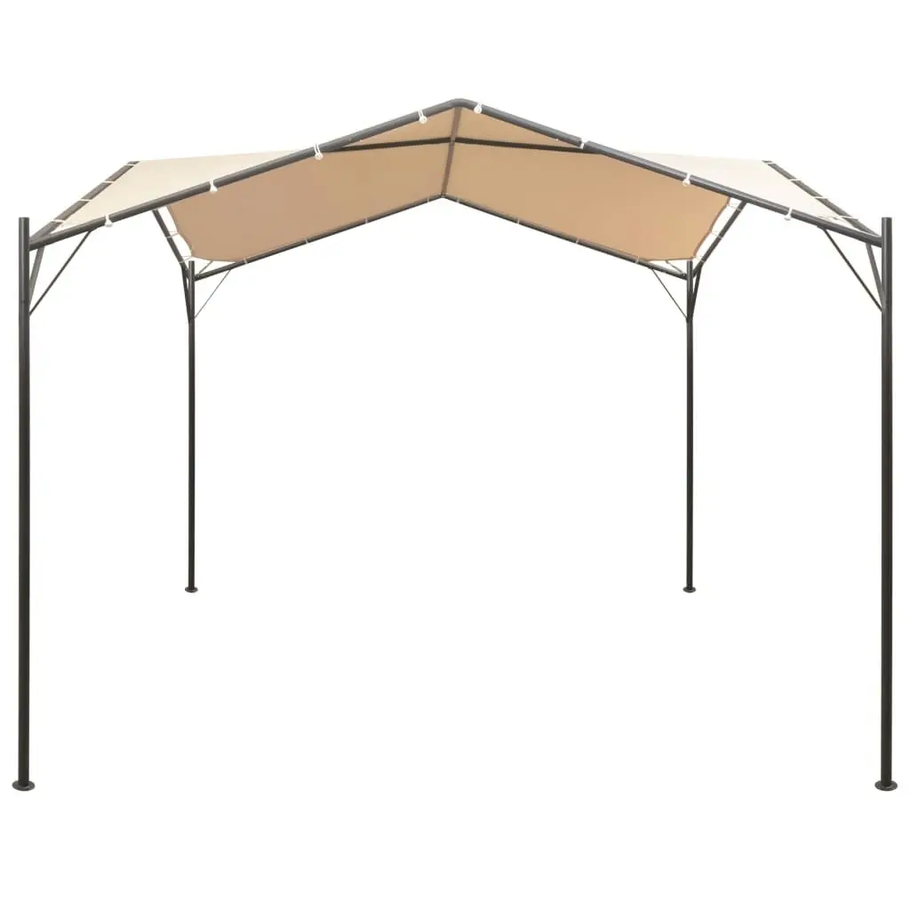 Gazebo Pavilion Tent Canopy 3x3 m Steel Beige 43168