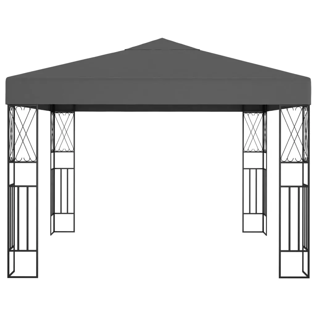 Gazebo 3x3 m Anthracite Fabric 48006