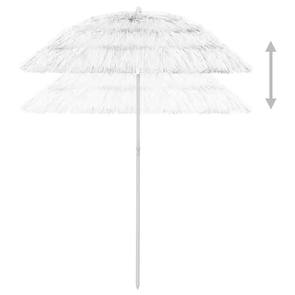 Hawaii Beach Umbrella White 180 cm 314700