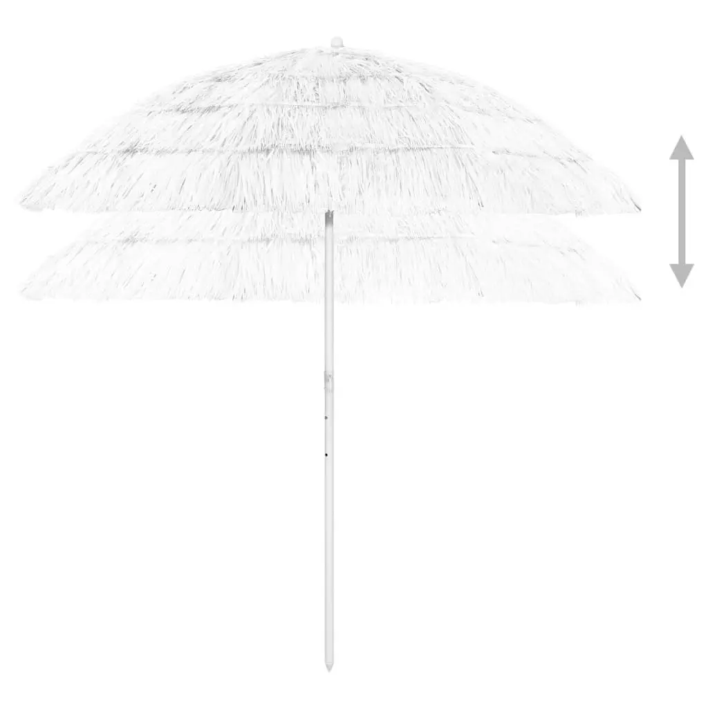 Hawaii Beach Umbrella White 240 cm 314701