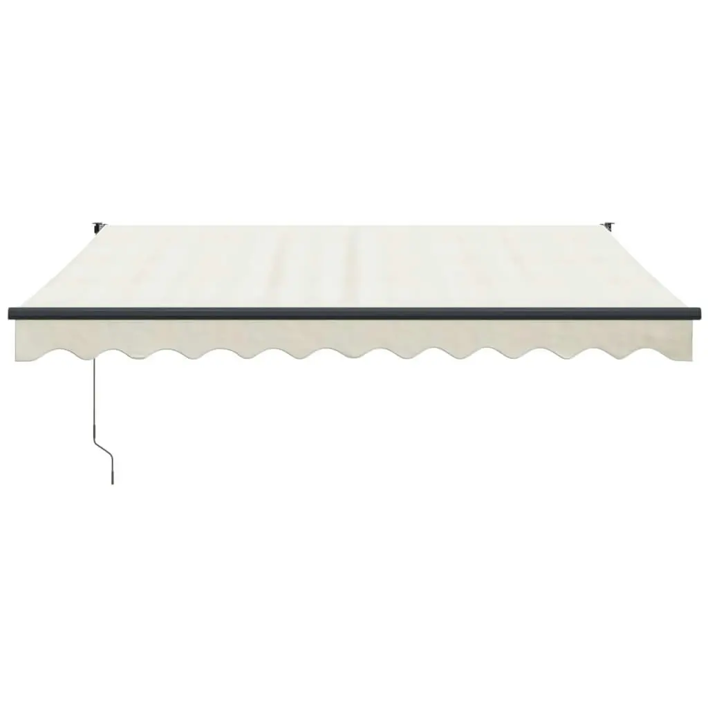 Retractable Awning Cream 3x2.5 m Fabric and Aluminium 3154451