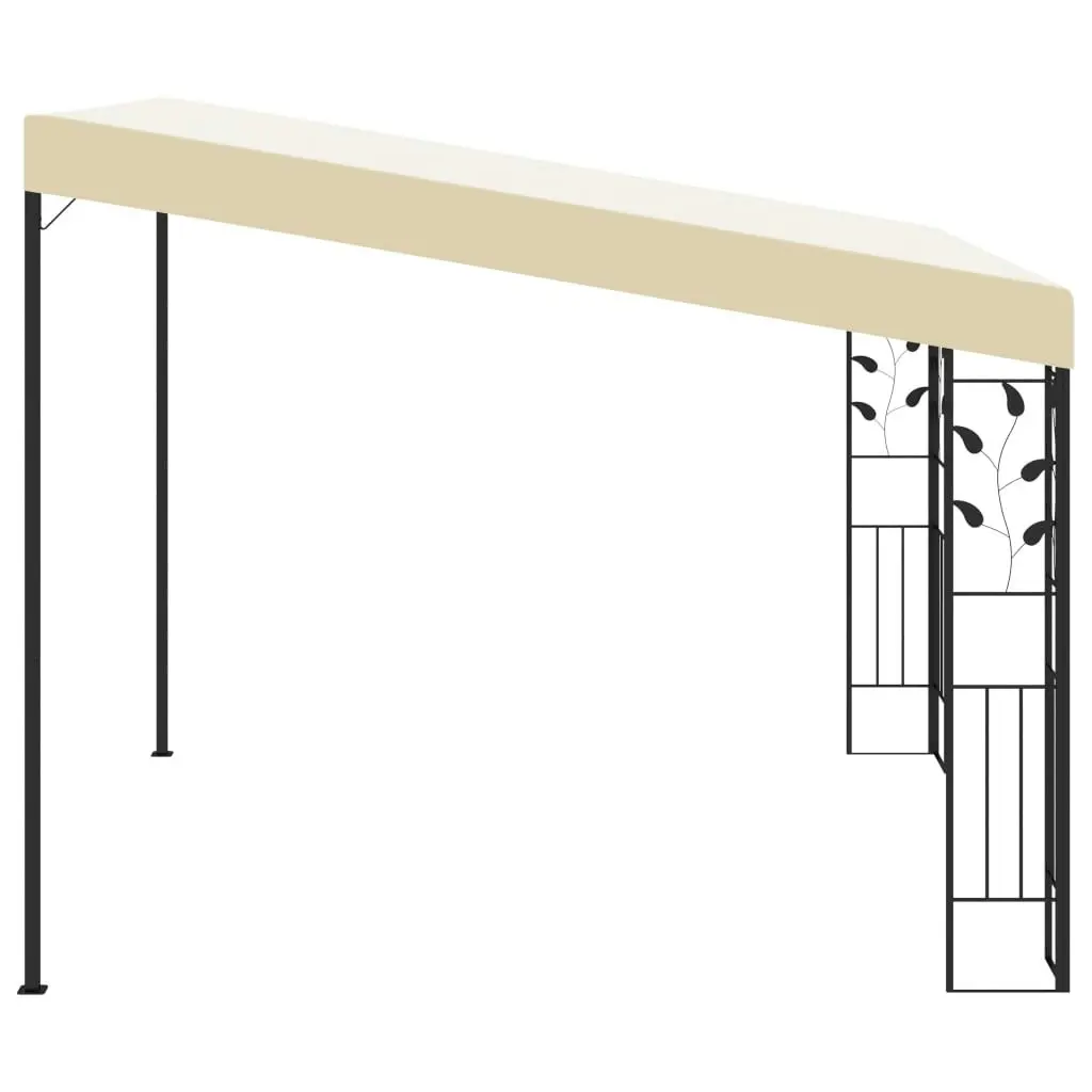 Wall-mounted Gazebo 3x3x2.5 m Cream 47997