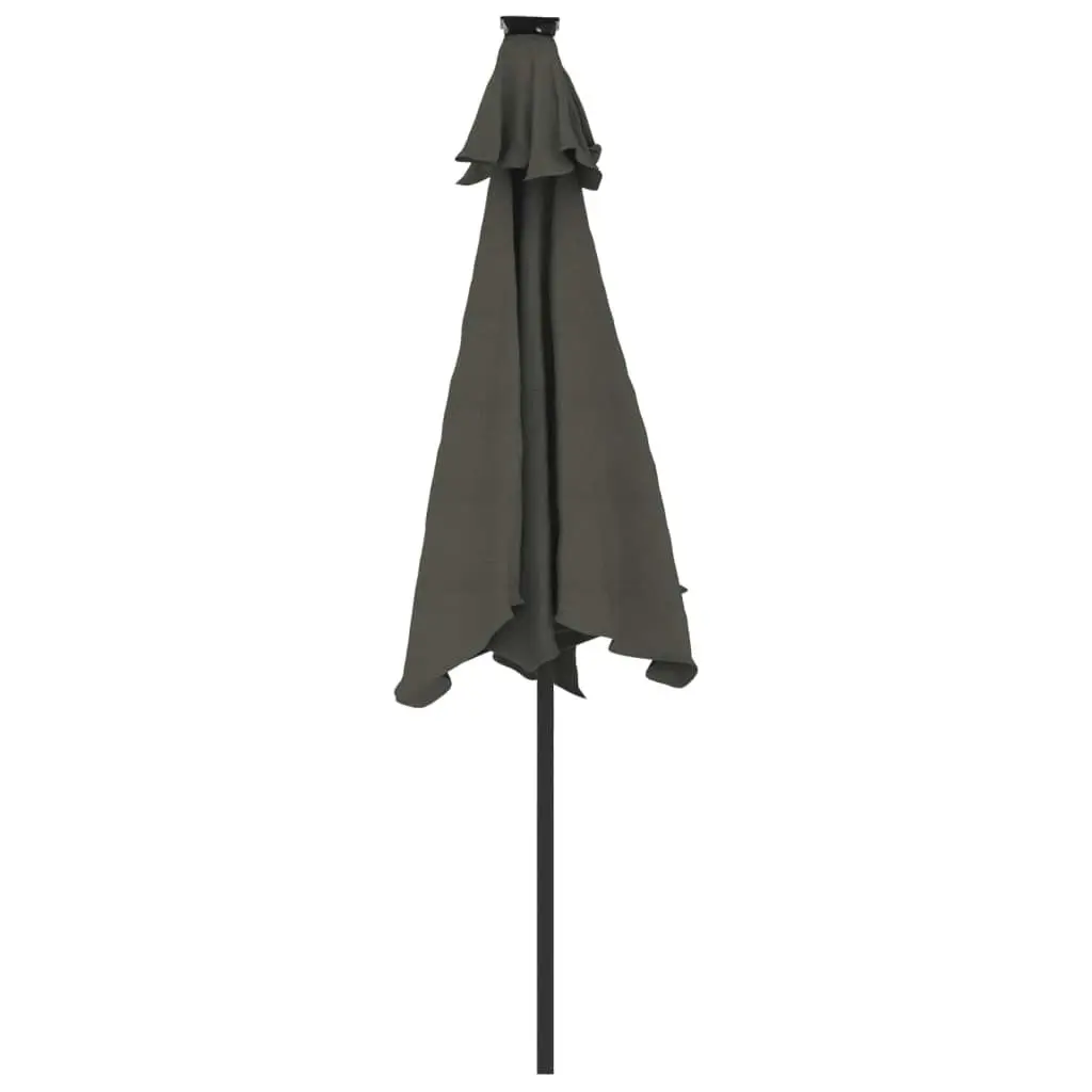 Garden Parasol with Steel Pole Anthracite 225x225x212 cm 4005060