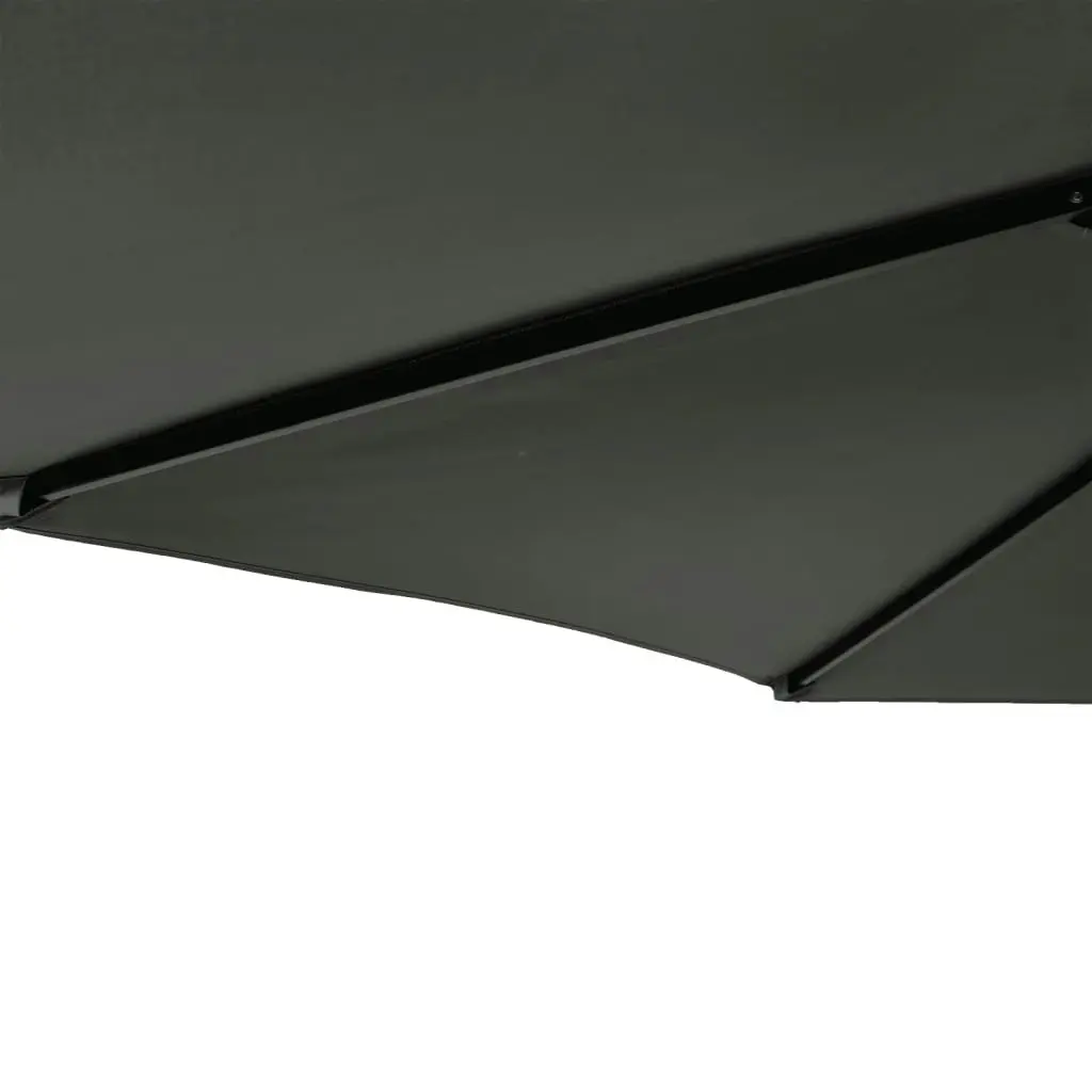 Garden Parasol with Steel Pole Anthracite 225x225x212 cm 4005060