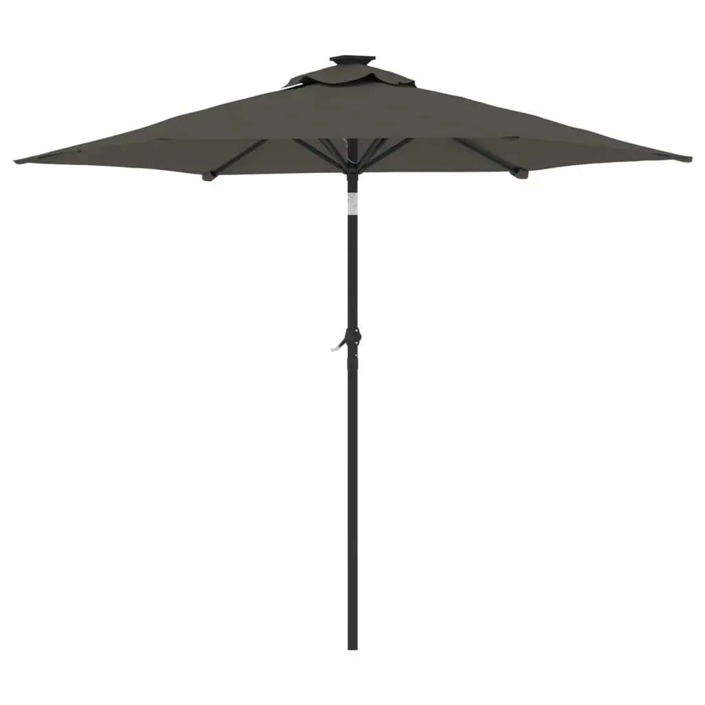 Garden Parasol with Steel Pole Anthracite 225x225x212 cm 4005060