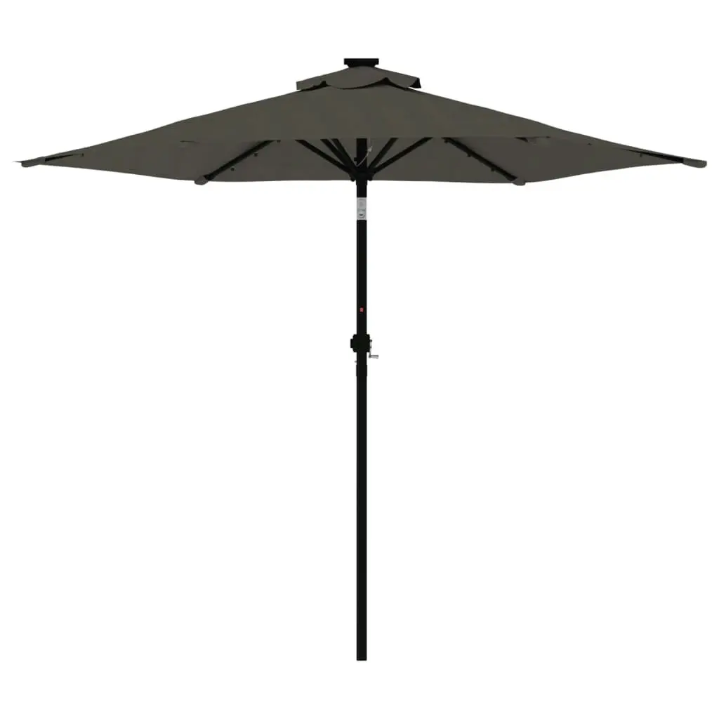 Garden Parasol with Steel Pole Anthracite 225x225x212 cm 4005060