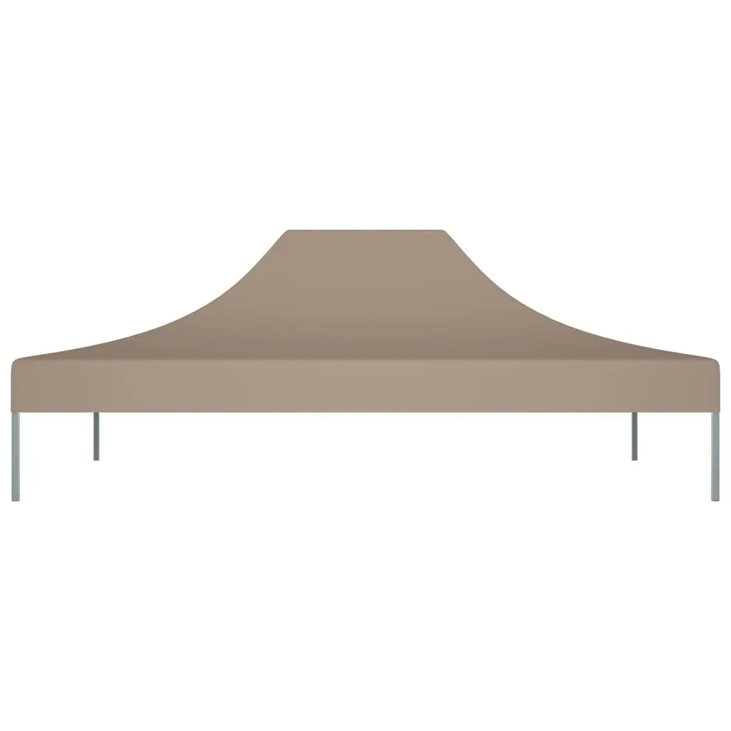 Party Tent Roof 4.5x3 m Taupe 270 g/mÃ‚Â² 315369