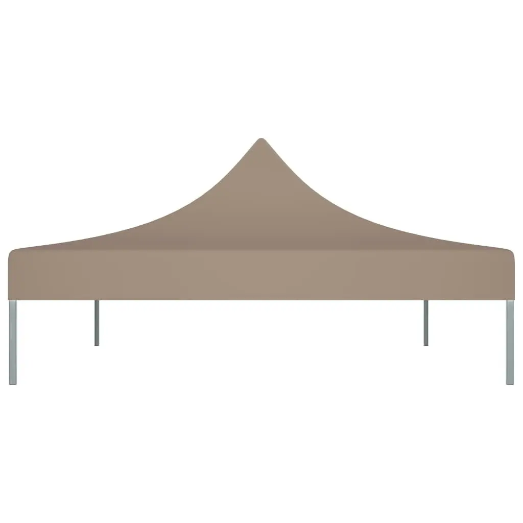 Party Tent Roof 4.5x3 m Taupe 270 g/mÃ‚Â² 315369