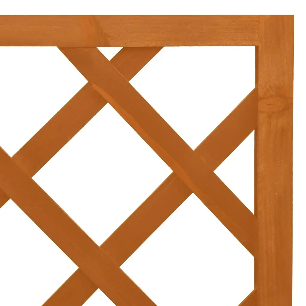 Corner Trellis Orange 50x50x145 cm Solid Firwood 314832