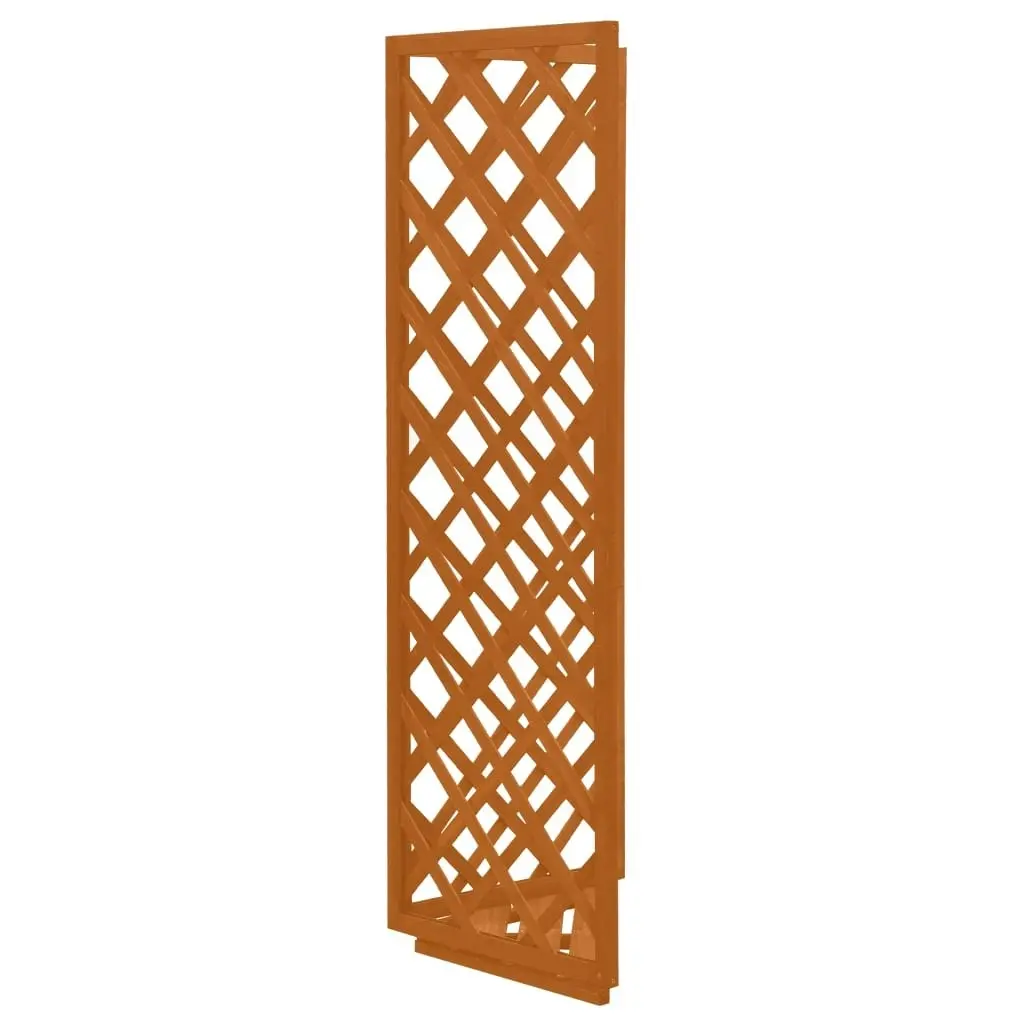 Corner Trellis Orange 50x50x145 cm Solid Firwood 314832