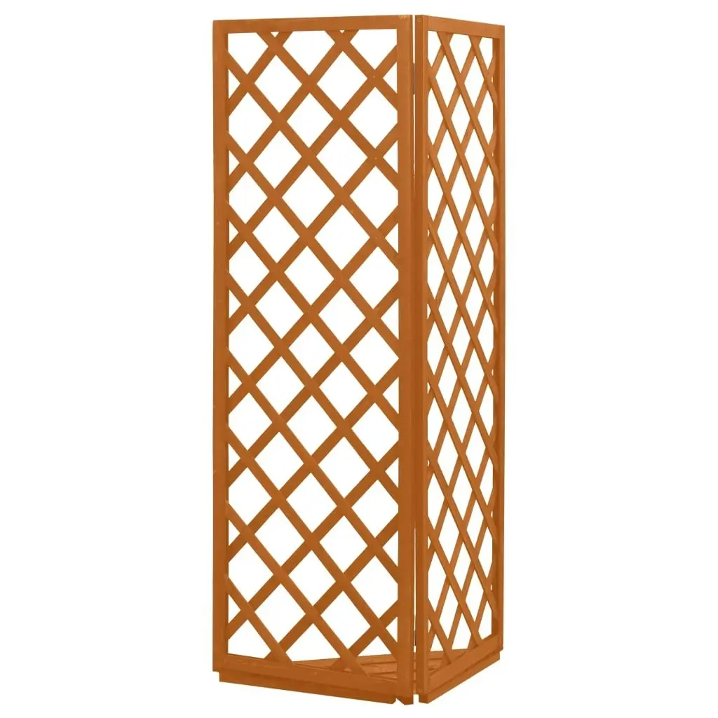 Corner Trellis Orange 50x50x145 cm Solid Firwood 314832