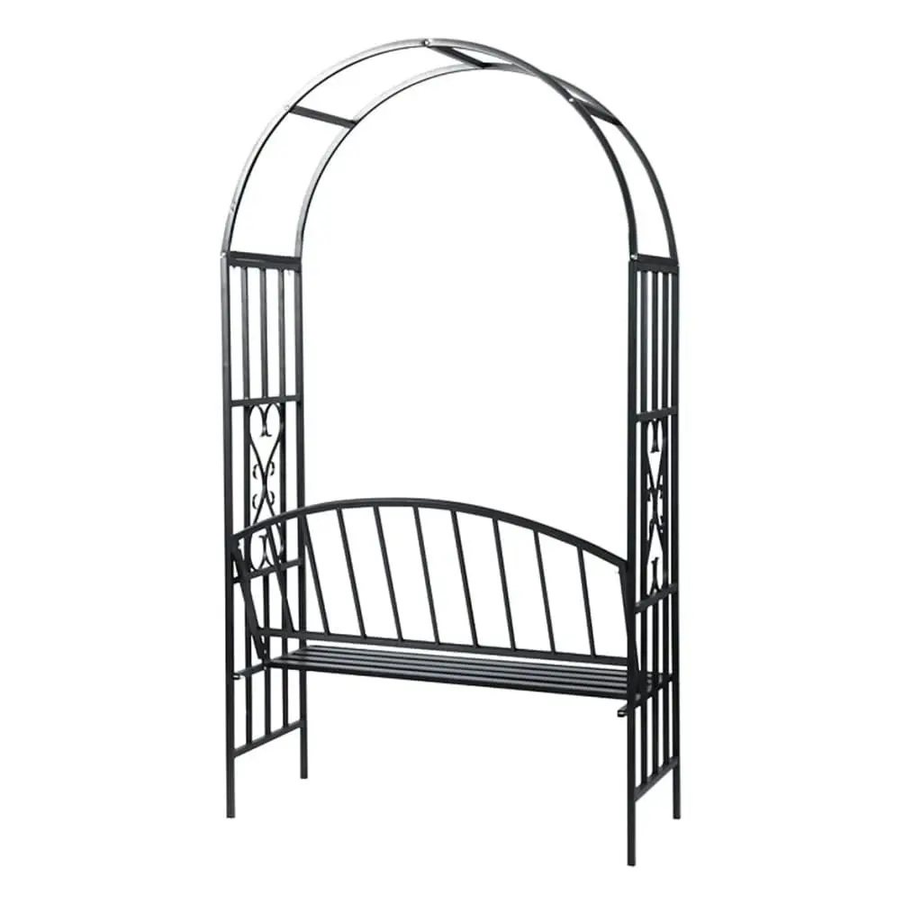 Garden Rose Arch with Bench 40545