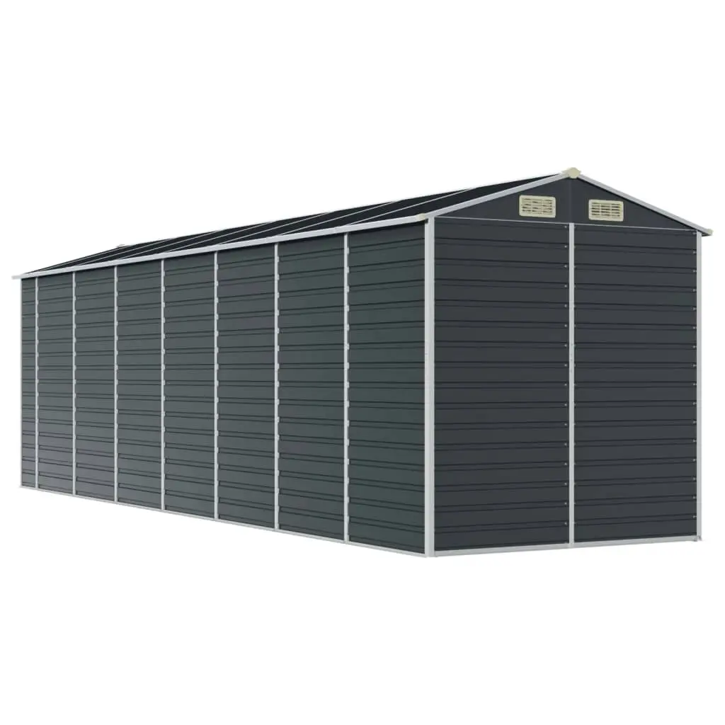 Garden Shed Anthracite 191x640x198 cm Galvanised Steel 3188259