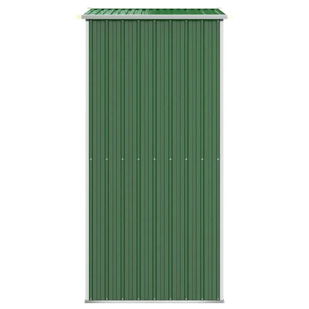 Garden Shed Green 192x108x223 cm Galvanised Steel 319267