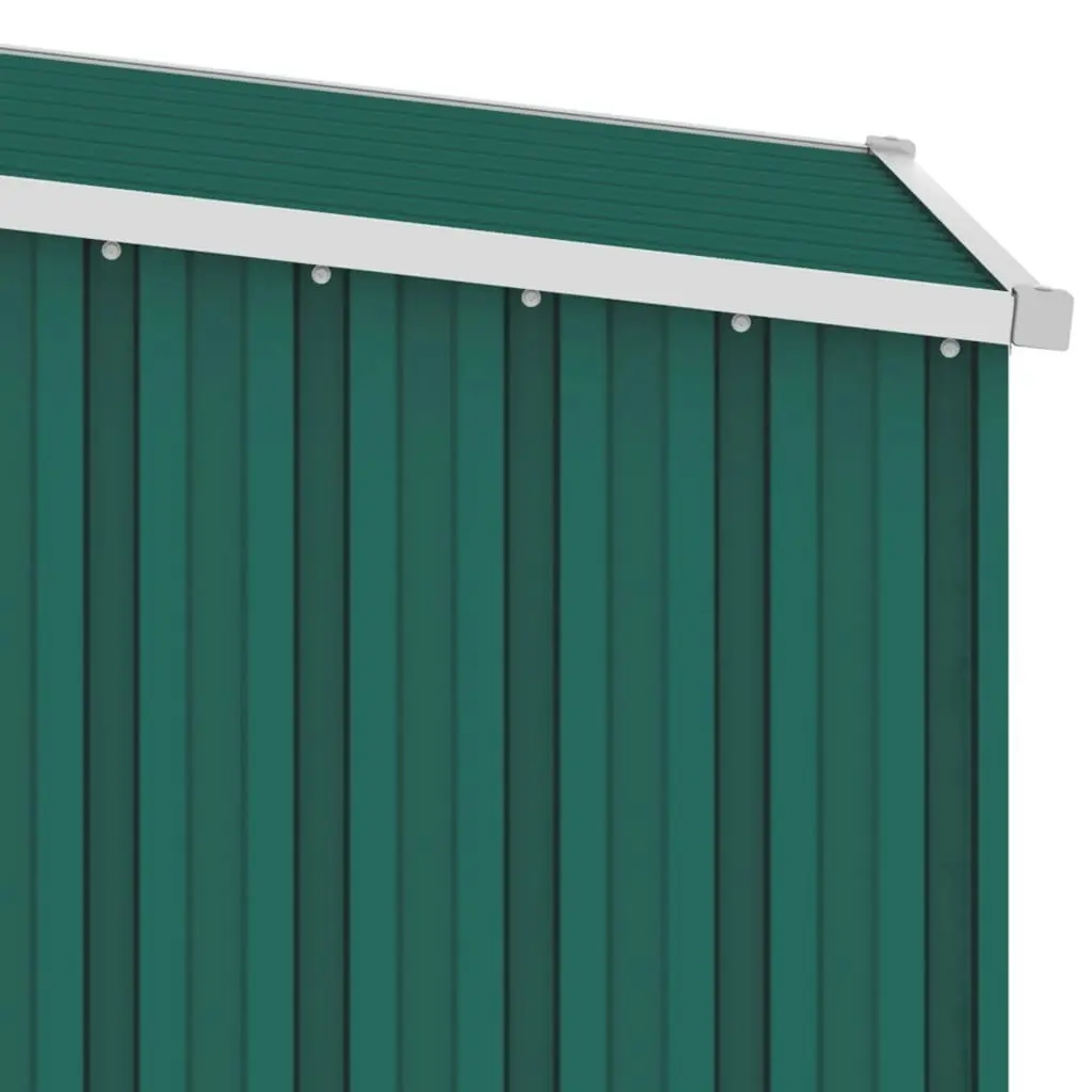 Garden Shed Green 87x98x159 cm Galvanised Steel 46289