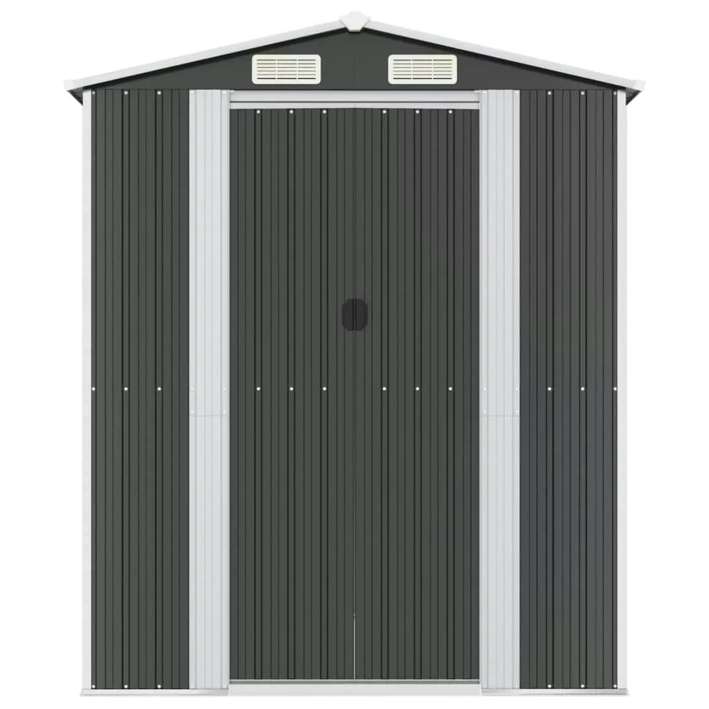 Garden Shed Anthracite 192x1021x223 cm Galvanised Steel 3147459