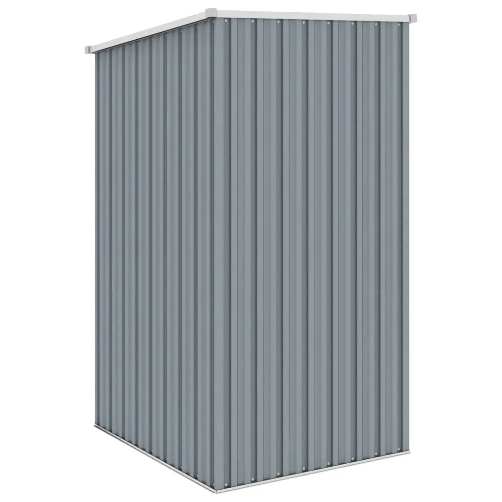 Garden Shed Grey 87x98x159 cm Galvanised Steel 46290