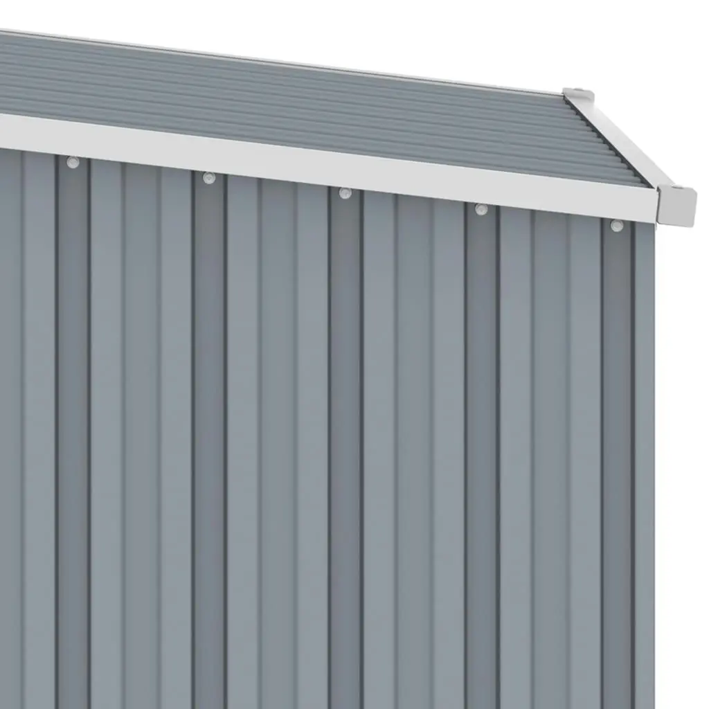 Garden Shed Grey 87x98x159 cm Galvanised Steel 46290