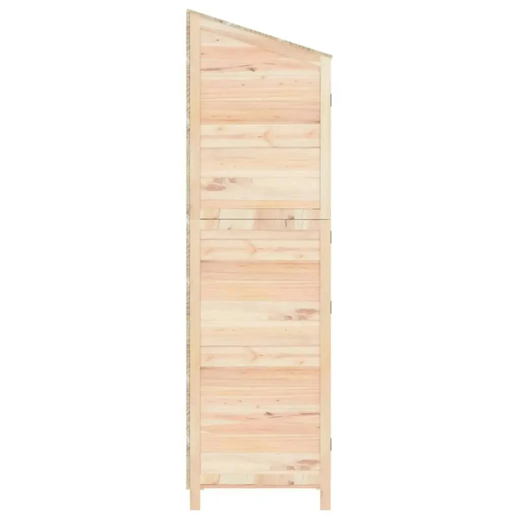 Garden Shed 102x52x174.5 cm Solid Wood Fir 152190