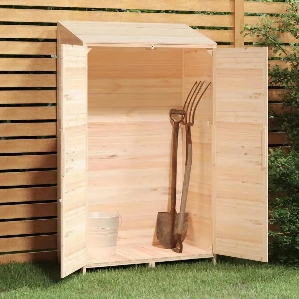 Garden Shed 102x52x174.5 cm Solid Wood Fir 152190