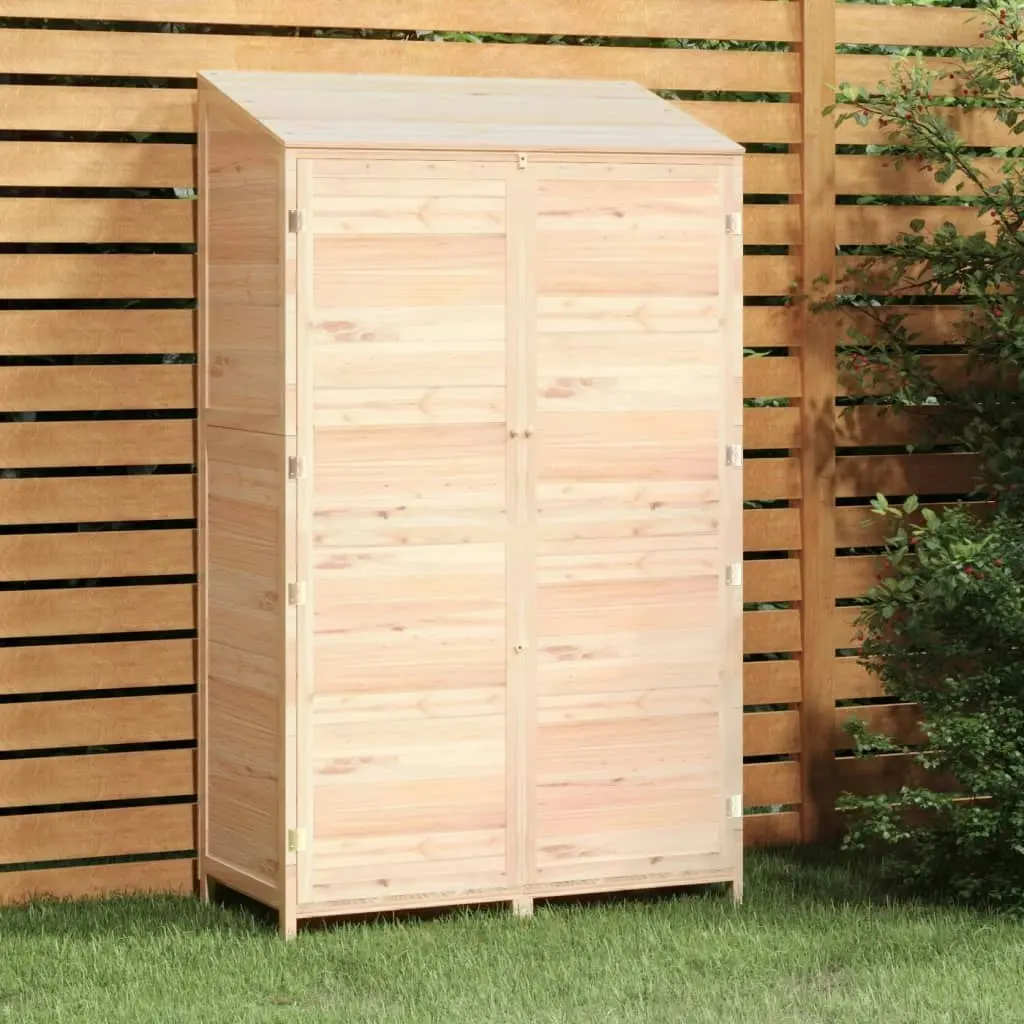 Garden Shed 102x52x174.5 cm Solid Wood Fir 152190