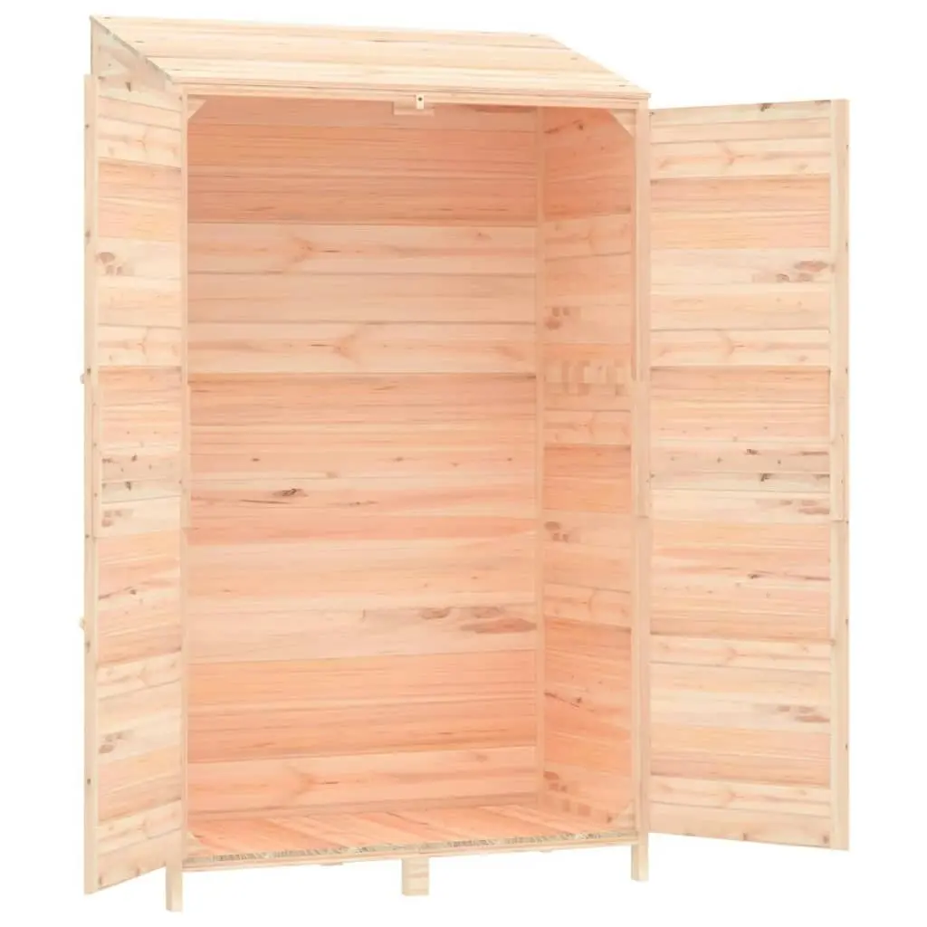 Garden Shed 102x52x174.5 cm Solid Wood Fir 152190