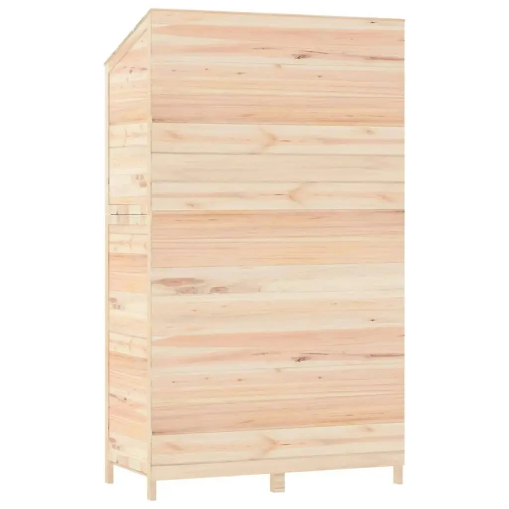 Garden Shed 102x52x174.5 cm Solid Wood Fir 152190