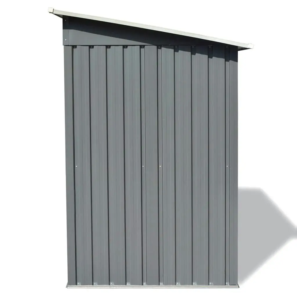 Garden Shed Grey Metal 42982