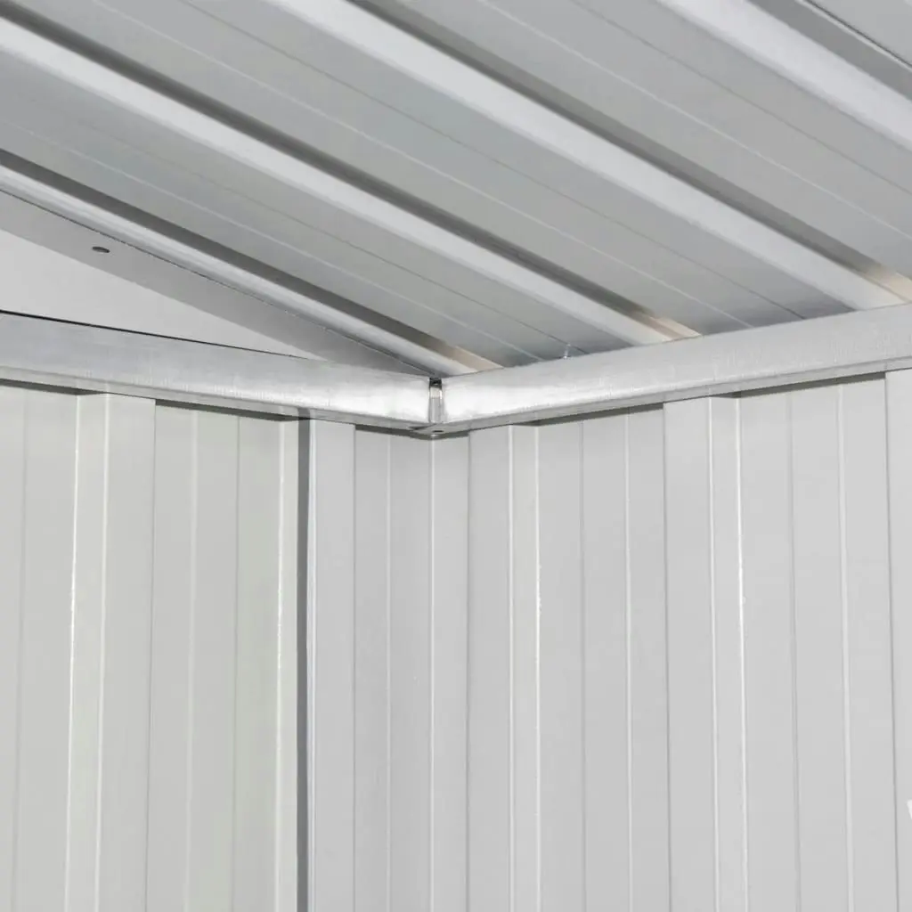 Garden Shed Grey Metal 42982