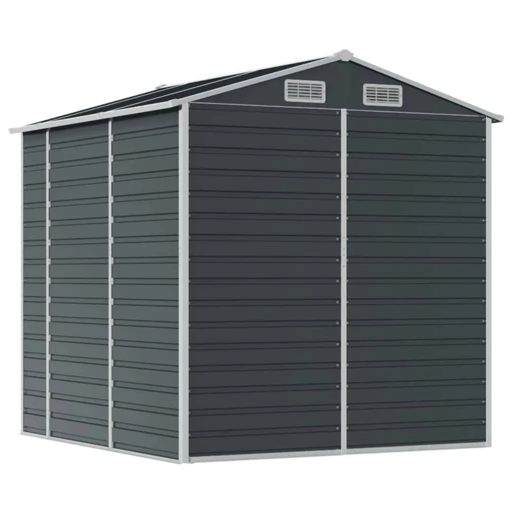 Garden Shed Anthracite 191x215x198 cm Galvanised Steel 3188254