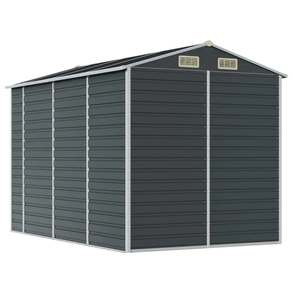 Garden Shed Anthracite 191x300x198 cm Galvanised Steel 3188255