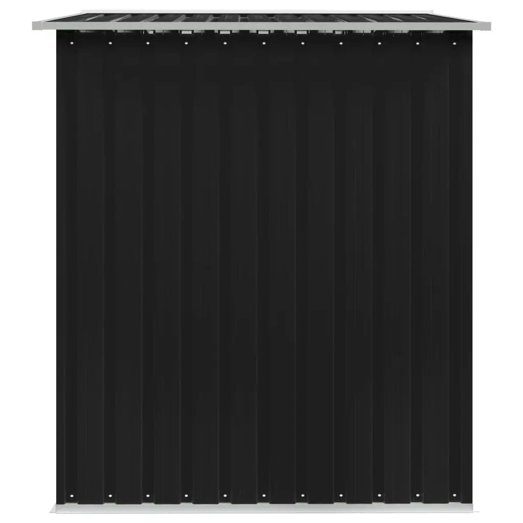 Garden Storage Shed Anthracite Steel 257x205x178 cm 47030