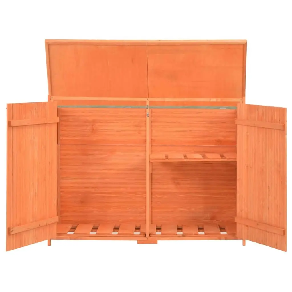 Garden Storage Shed 128x42x91 cm Wood 170650