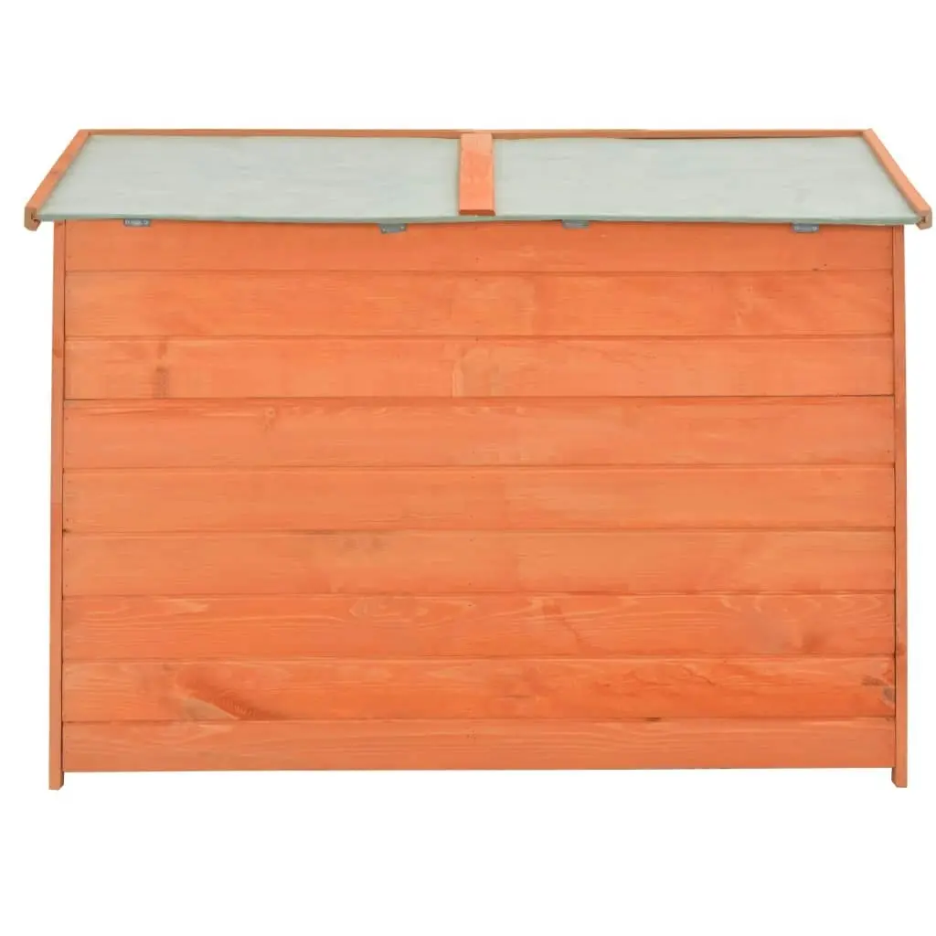 Garden Storage Shed 128x42x91 cm Wood 170650