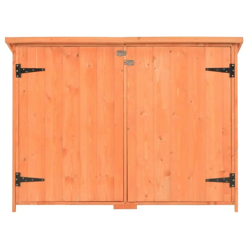 Garden Storage Shed 128x42x91 cm Wood 170650